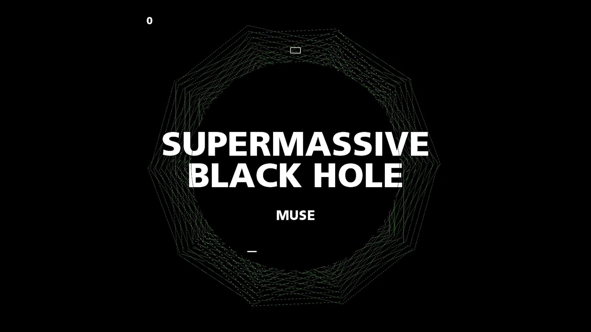 Supermassive black hole.